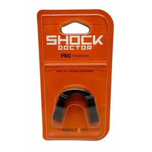 Mouthguard Shock Doctor - Pro Strapless  Adult 11+ Latex Free Works With Braces
